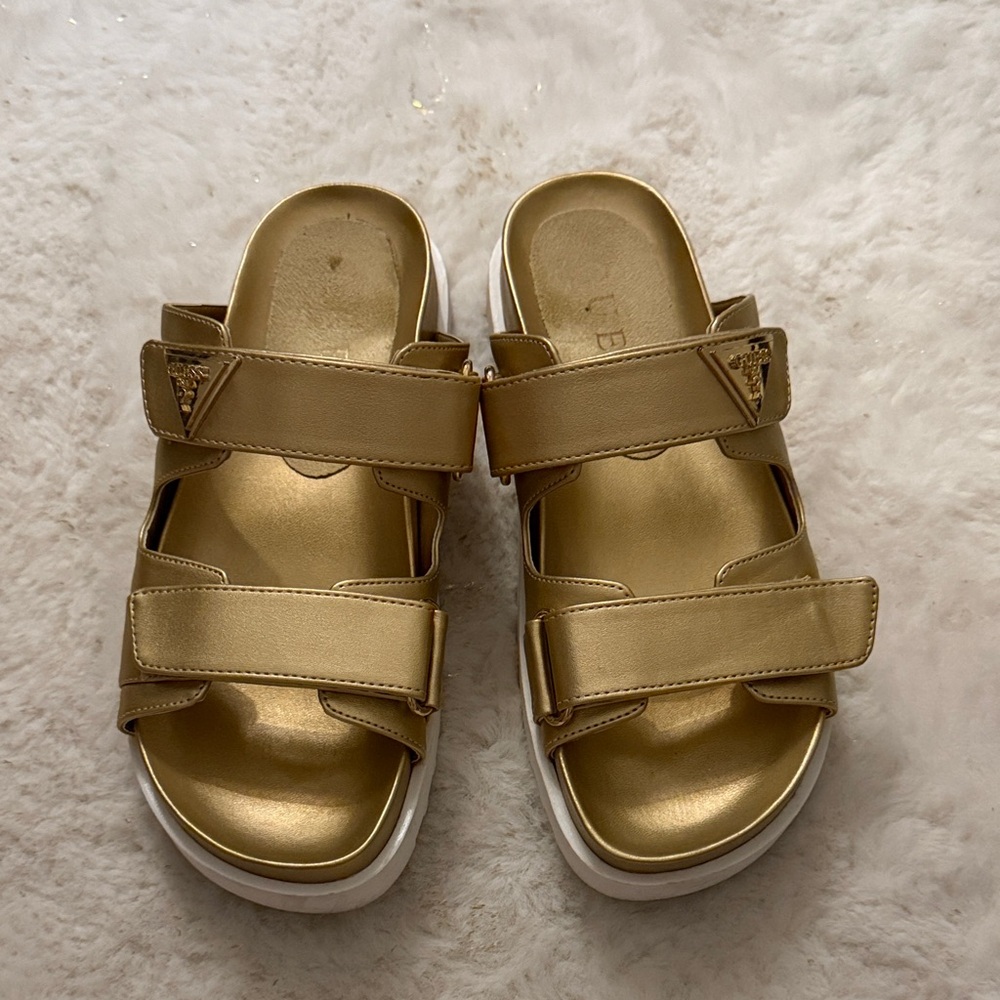 SOLD Guess Gold Sandals